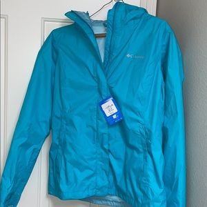 Women’s Columbia Zip Up Rain Jacket